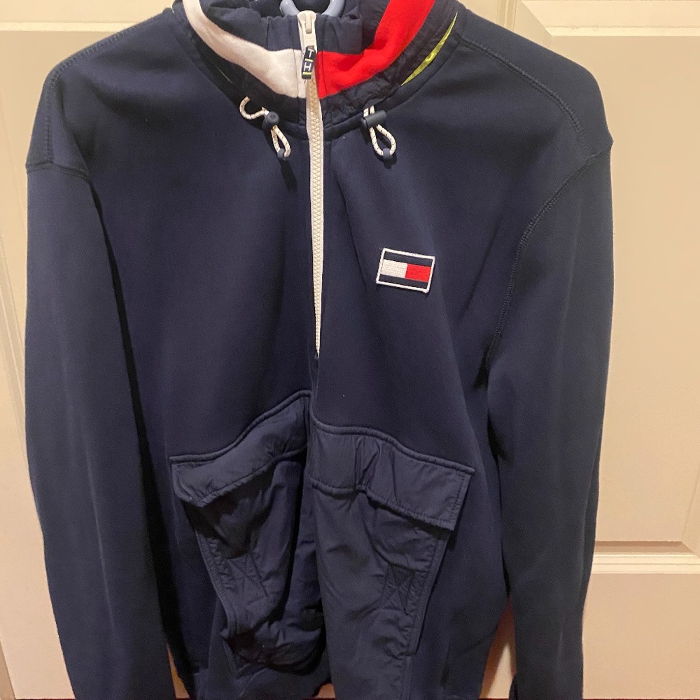 Crew pullover half zip